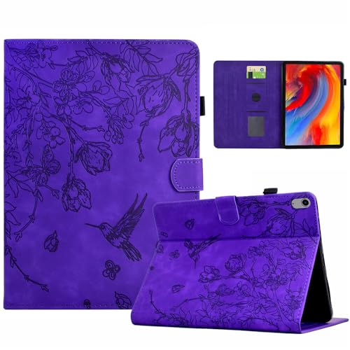 Idée cadeau élégante étui compatible avec iPad 10 e génération 10.9 2022 couleur violette