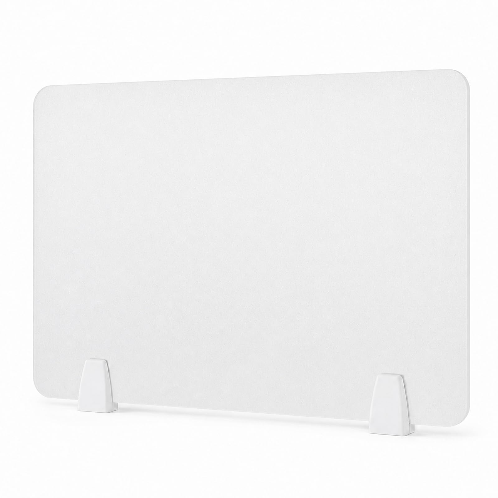 Partizione Desktop,Divisorio da Scrivania in Acrilico,Divisori Trasparenti Satinati per Scrivania,Barriera di Partizione Desktop Portatile,Portatile,per Uffici E Studenti