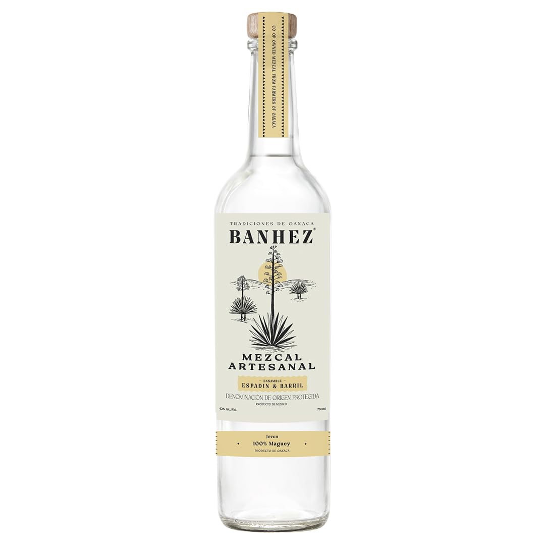 Banhez Ensemble Mezcal 100cl, 42% ABV | Small Batch, Handcarfted, Artesanal Mezcal