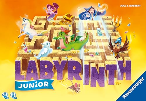 Ravensburger - Labyrinthe Junior - Enfant - De 2 à 4 Joueurs à partir de 4 Ans - 20847 - (Multilingue – Français Inclus)