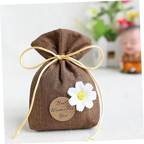 9 bolsas de saquito vacías portátiles con cordón lavanda miniatura 4