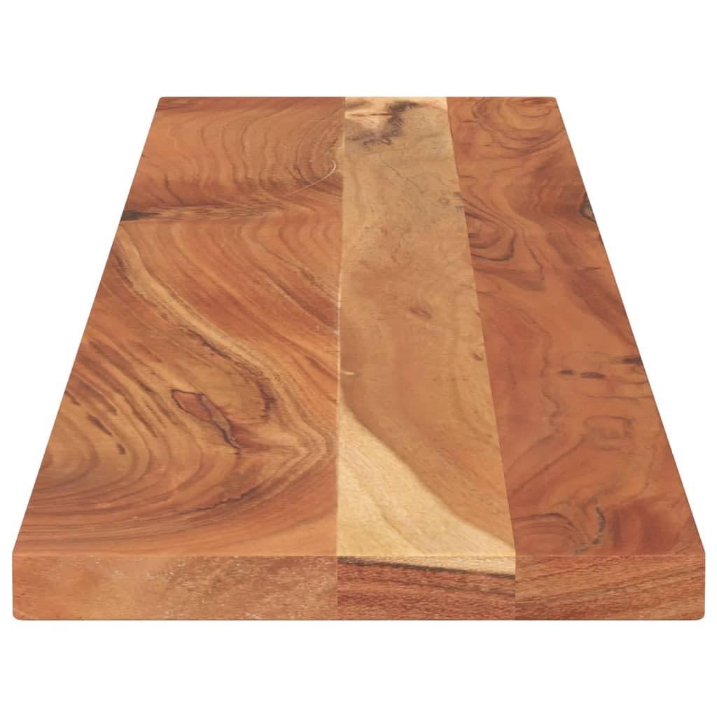 vidaXL Tischplatte, Holzplatte Rechteckig, Massivholzplatte für Bartisch Beistelltisch Esstisch, Ersatztischplatte, 180x20x2,5cm Akazienholz