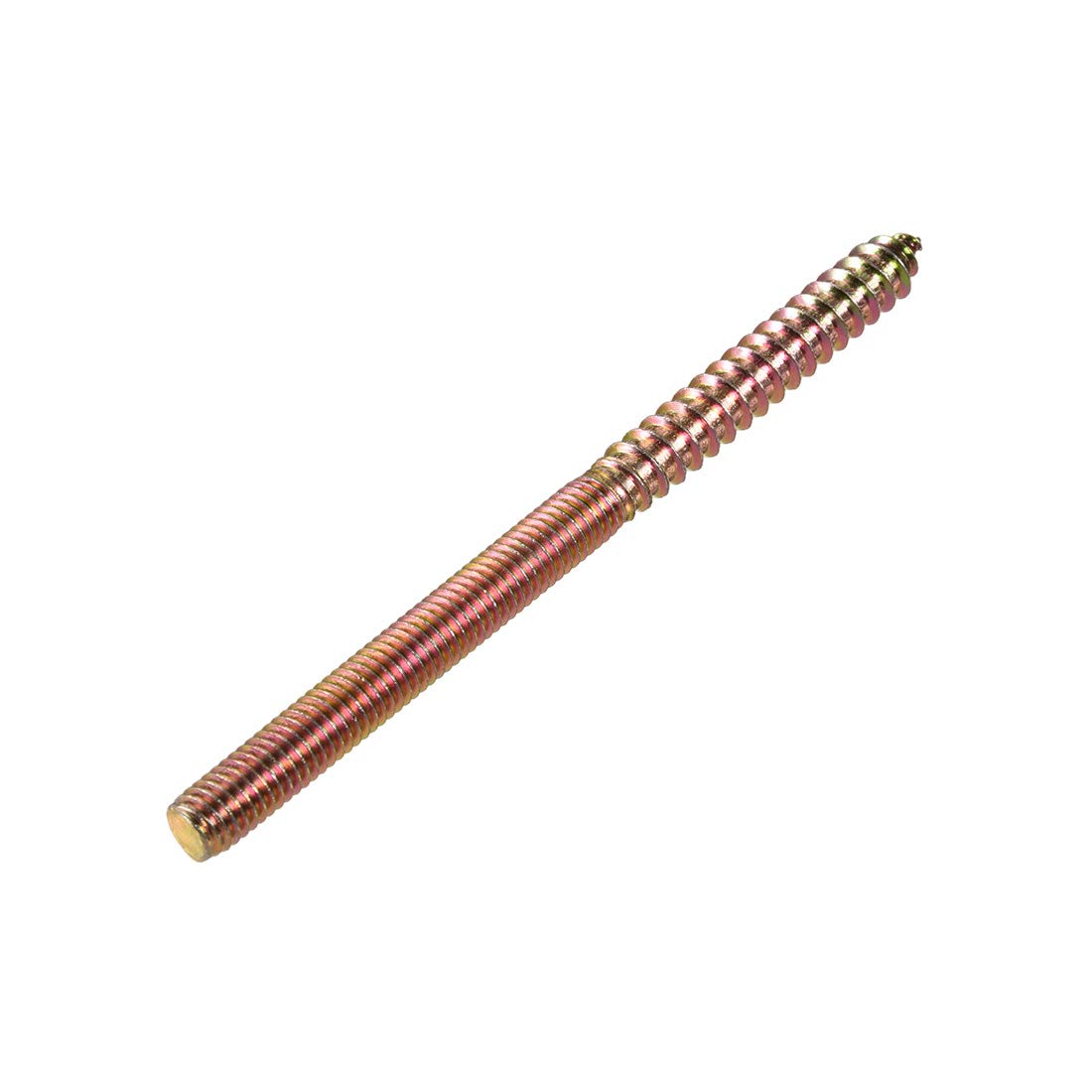 Uxcell M8x25mm Hanger Bolts Double Head Dowel Screw For