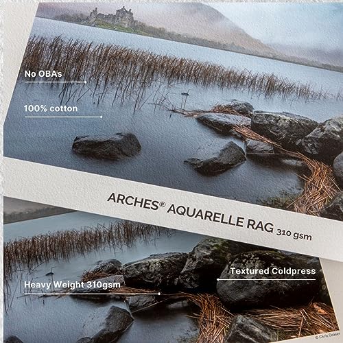 Arches Aquarelle Rag Canson Infinity papier fine art 310g