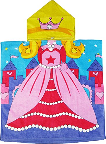 Preisvergleich Produktbild Kreative Kids Prinzessin Hooded Poncho Handtuch Pink