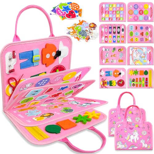 Walenty Busy Board Montessori Toys for Toddler...