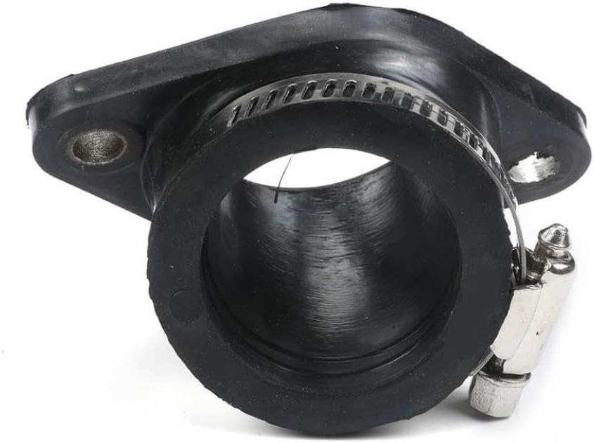 Universal Motorcycle Carburetor Adapter Intake Manifold Rubber Interface Compatible with 28mm 30mm 32mm 34mm Carburetor UTV ATV Pit Dirt Bike Models Aftermarket Replacement