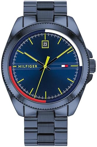 Tommy Hilfiger Reloj casual de cuarzo de acero inoxidable y pulsera para hombre Color dorado Modelo 1791686 Oro Reloj de cuarzo