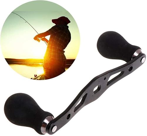 Miniatura 5 de TEAMWILL Negro EVA Power Pesca carrete mango agarre para Abu Garcia Daiwa Baitcasting carrete