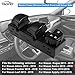 Master Power Window Switch Left Driver Side for Nissan Altima Frontier Leaf Rogue Sentra 2013 2014 2015 2016 2017 2018 for Nissan Tiida Sylphy 2012-2016 Replaces 25401-3TA5A 25401-3SH1A 25401-3NF0A