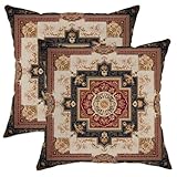 Le médaillon complexe et les motifs floraux créent un design visuellement saisissant, parfait pour ajouter une touche de sophistication. Cette élégante œuvre d'art est idéale pour améliorer votre salon, chambre à coucher ou tout espace nécessitant une mise à jour élégante.