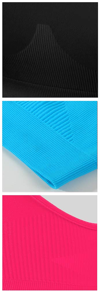 sesto senso Sport BH Nahtlos 3er Pack Damen Racerback Starker Halt ohne Bügel