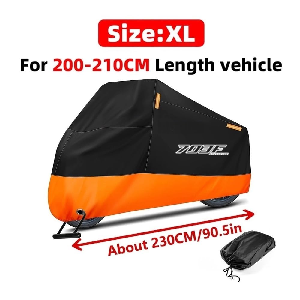 Accesorios De Motocicleta, Cubierta Gruesa Exteriores, Sombrilla Protectora para Lluvia, Protección para Todas Las Estaciones, Duradera para 703F 703 F 2025 Motocicleta Aire Libre Temporada Cubierta