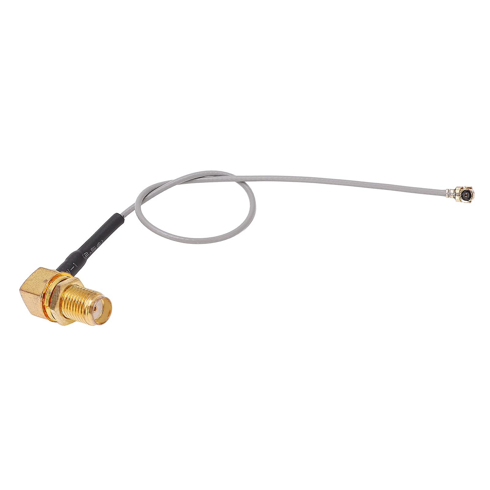 plplaaoo 10 pezzi cavo coassiale RF ad angolo retto SMA testa femmina a linea coassiale IPX kit set di connettori materiale in ottone di alta qualità per sistemi GPS hotspot WiFi