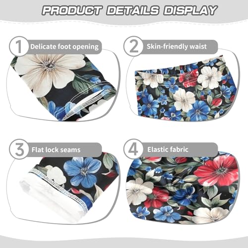 Girls Leggings Watercolor Floral Toddler Girls Clothes Leggings for Girls Toddler Girls Leggings 3-4T3