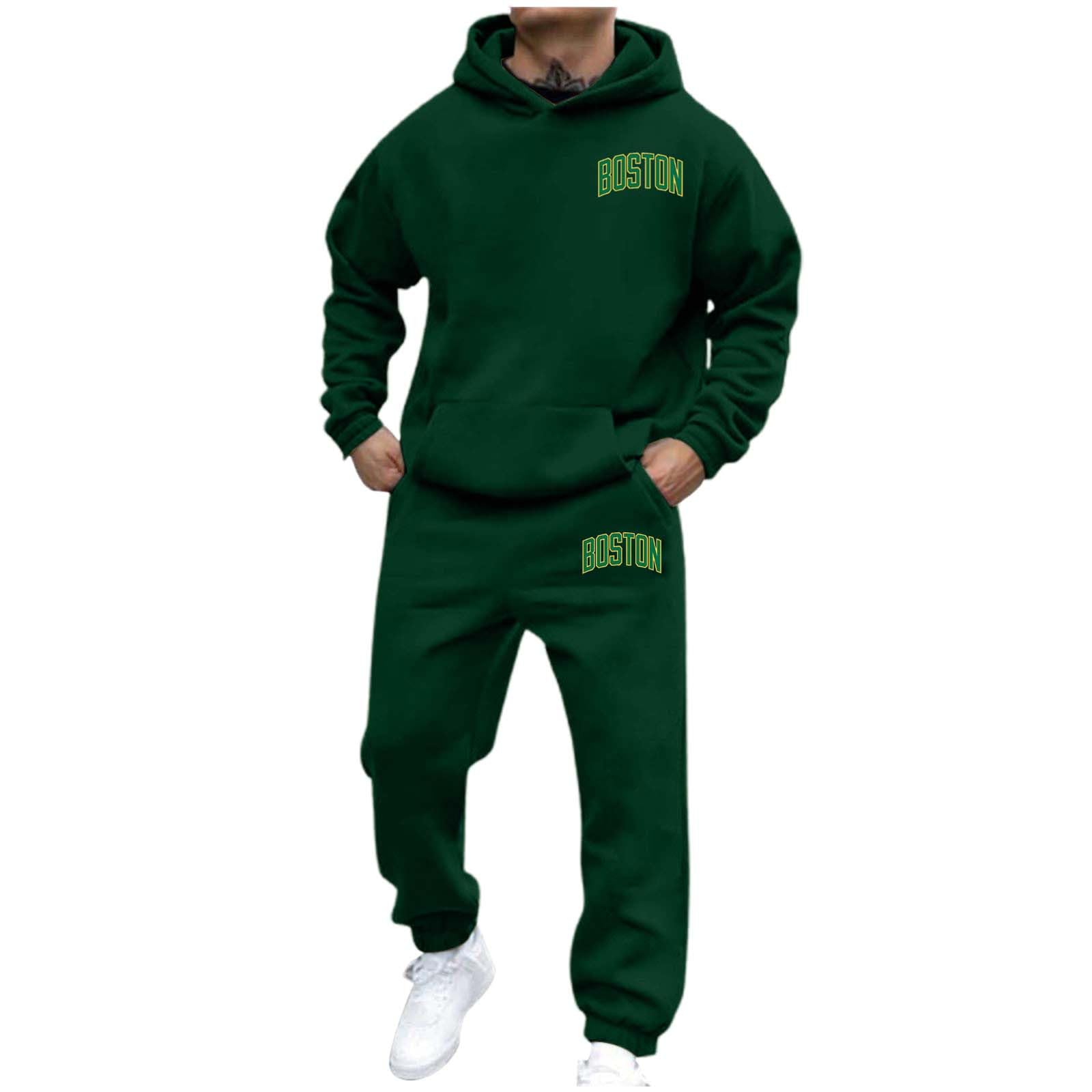 Générique Męska bluza z kapturem bawełniana bluza z kapturem polar sweter z długim rękawem kieszeń kangur sport jesień ciepły wygodny nowoczesny podstawowy A122