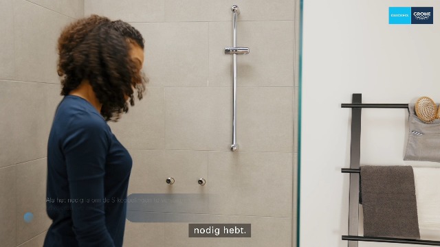 Grohe QuickFix Start - Douchekraan, mat zwart 242082432