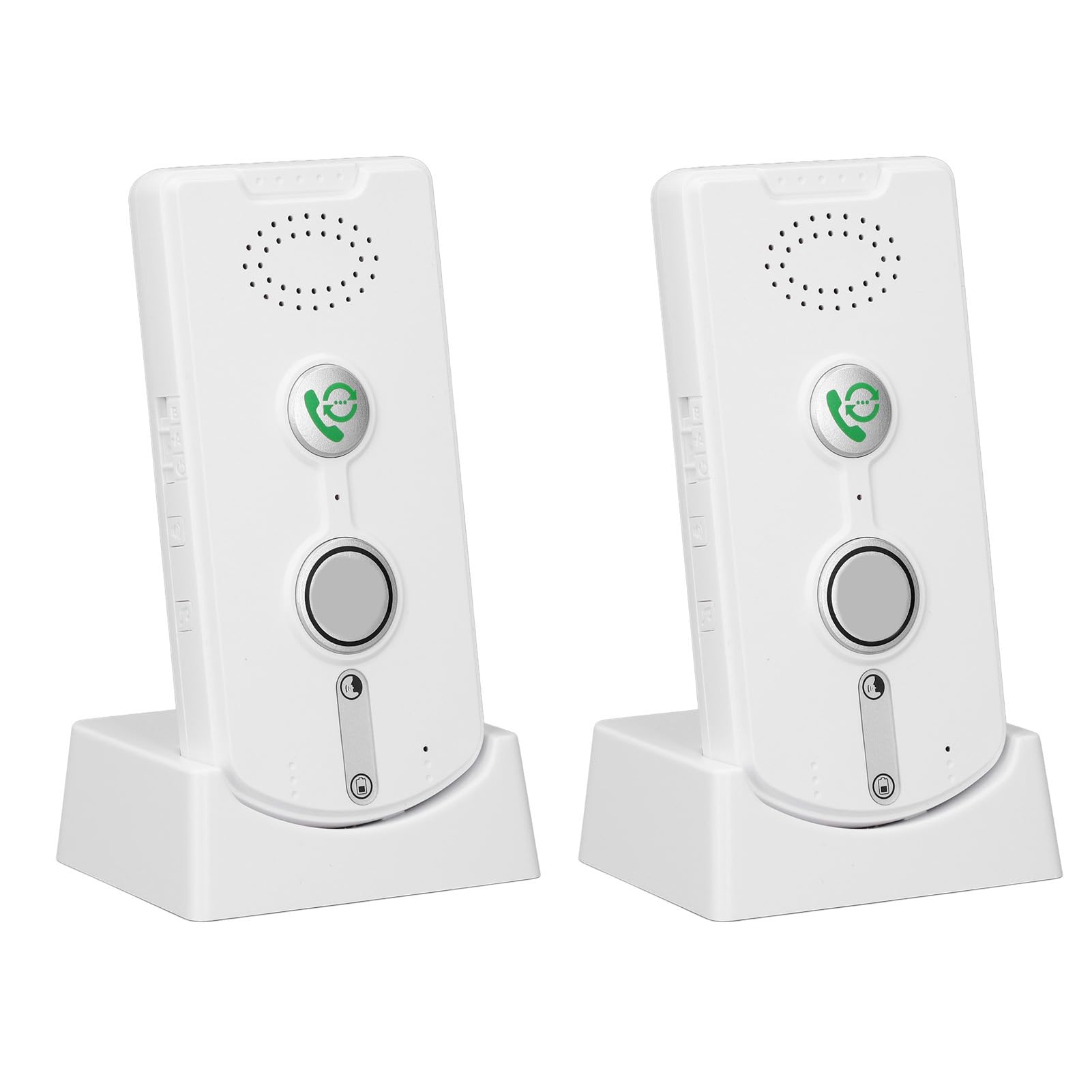 Intercomunicador inalámbrico para casa 1000 M VOCE VOCE activada Interfono de 2 vías para Home House Business Room to Room DC5V 1A (WHITE)