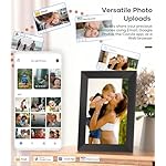 Cozyla Digital Photo Frame WiFi Smart Digital Picture Frame Free Unlimited Storage Share Photo with Family and Friend via App Email Google Photos Instagram Web Browser Photo Frame Electronic 10.1 Inch - Image 2