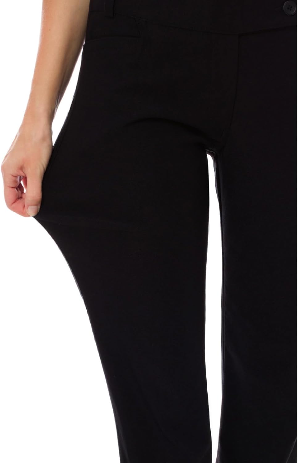 MixMatchy Women's Ultra Stretch Lux Comfort with Flex Motion Bootcut Dress Pants Work Business Office Trousers - Image 4