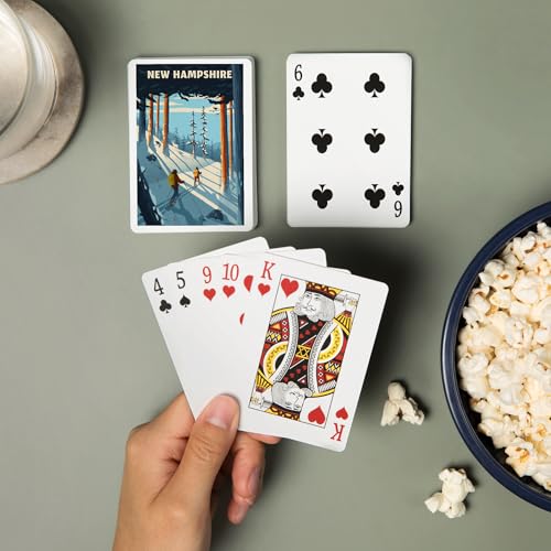 Lantern Press Naipes Poker New Hampshire 52 Cartas miniatura 2
