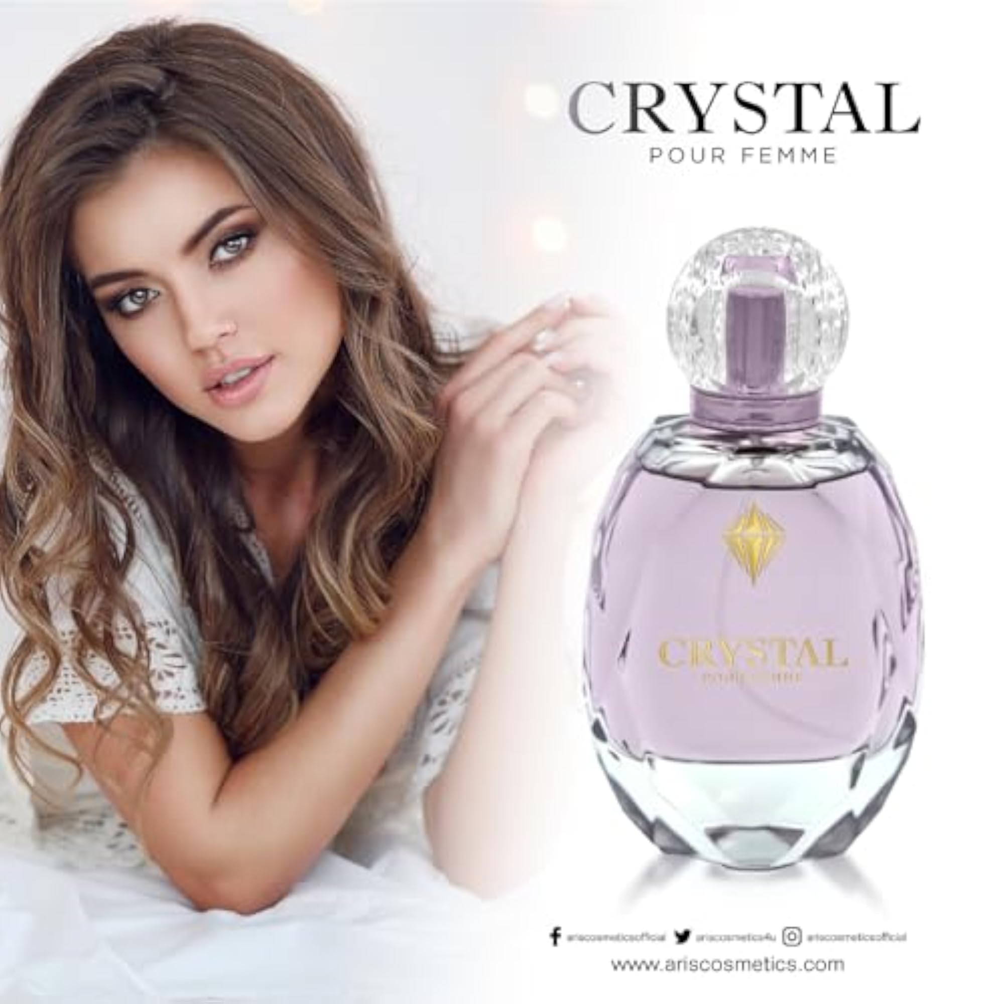 Aris Eau De Parfum - Crystal 100ml, Long Lasting