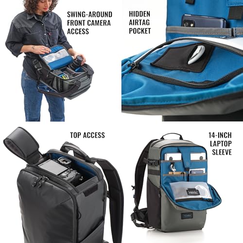 Image of Tenba Solstice v2 20L Backpack for DSLR and Mirrorless cameras and lenses, including supertelephoto zooms - Gray (636-441)