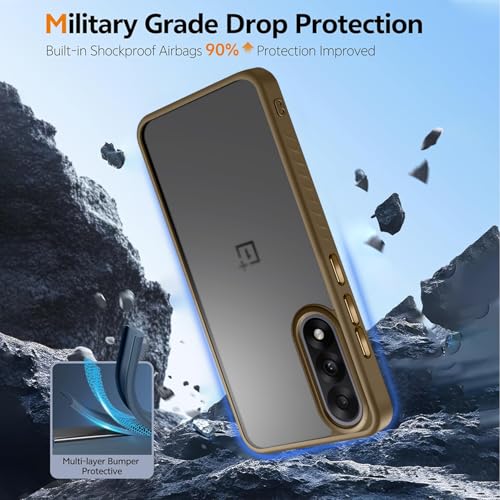 Image of KARWAN️ Shockproof Back Case Cover for Oneplus Nord 5 | Camera Protection Bump |Shockproof Back Case Cover for Oneplus Nord 5 - Brown