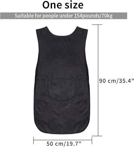 Miniatura 5 de Delantal de peluquería para estilista Chaleco de peluquería Delantal de peluquería Chaqueta Chefs Camareros Sin Mangas Ropa de Trabajo