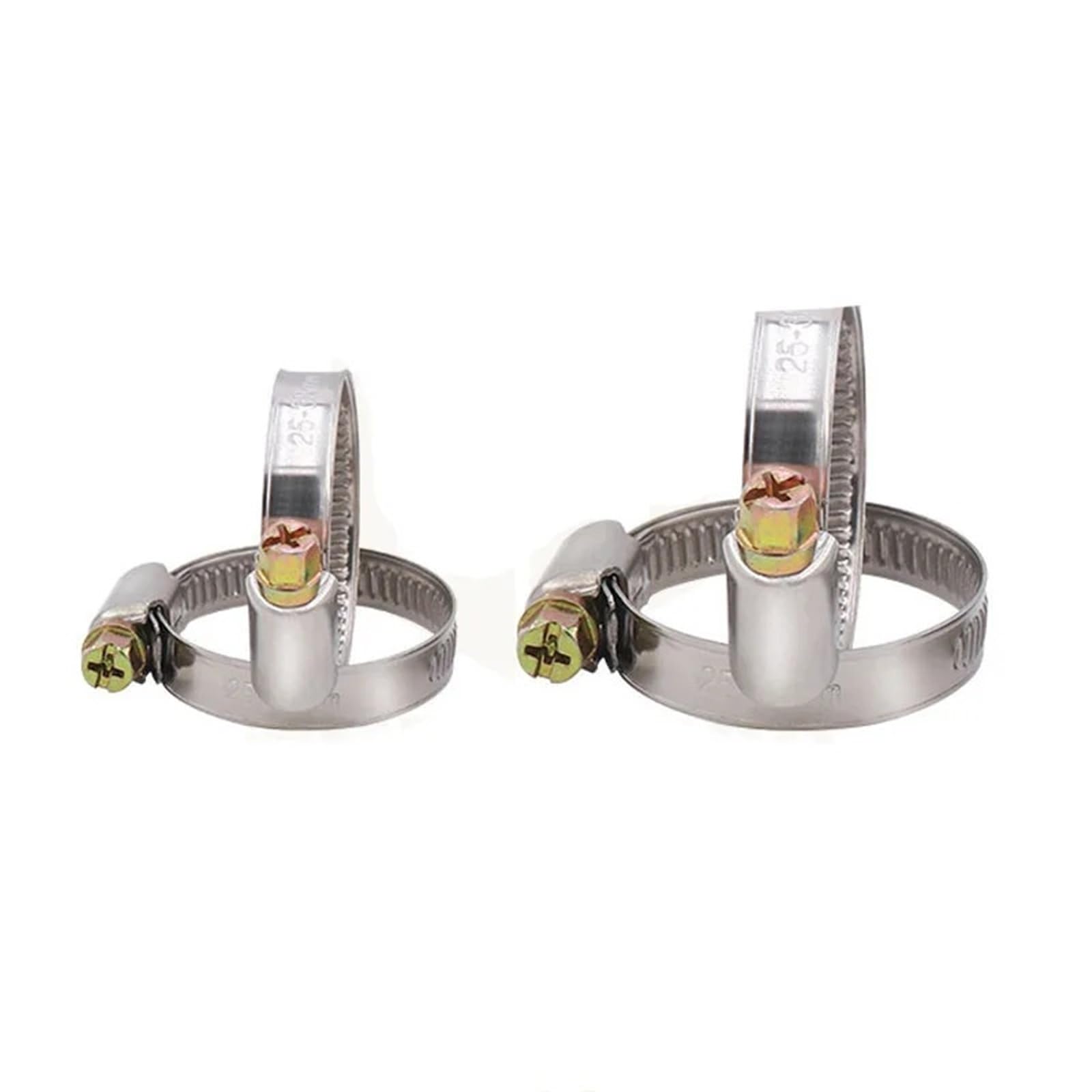 Colliers De Serrage En Acier Inoxydable Colliers de serrage en acier inoxydable, 25 pièces, 10mm-70mm, croix allemande, colliers de serrage