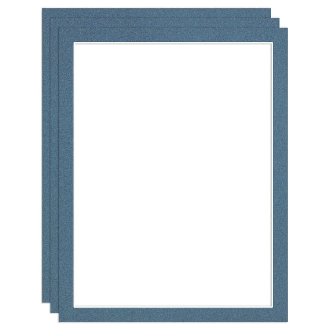 Procut Global 90x70cm Pompadour Picture Mounts to Fit 80x60cm Aperture - Precision Cut Cardboard Photo Mount - Ideal for Frames, Prints, Artwork & Certificates - Sizes & Colours Available - 3 Pack