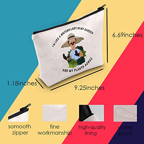 Bob Belcher Fans Gift Bob Cartoon Tv Show Merchandise Makeup Zipper Pouch Bag For Women Girls (British Lady) #TOP2