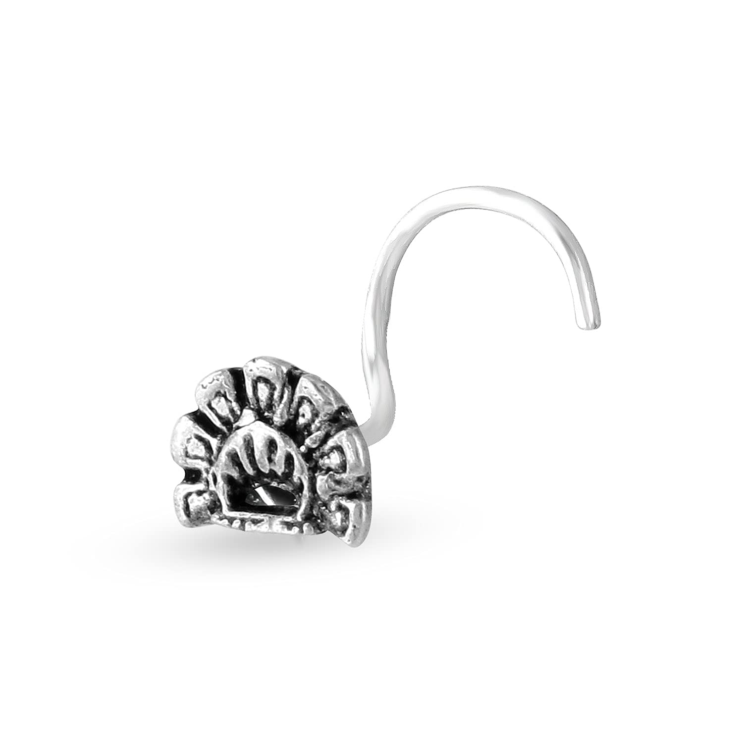 See full amazon price history chart for NEMICHAND JEWELS Trendy Sterling Silver 925 Half round Nose Pin For Womens NEMICHAND JEWELS Trendy Sterling Silver 925 Half round Nose Pin For Womens (B094498TP6) Amazon Price History, Amazon Price Tracker
