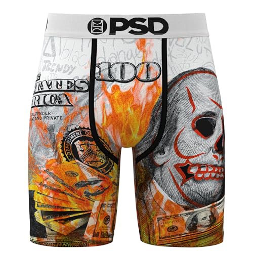 PSD Men's Boxer Briefs - Dead Broke, 7 Inch Inseam, Moisture-Wicking, 4-Way Stretch, Boxer Briefs for Men, Small2