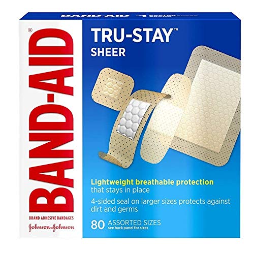 BAND-AID Sheer Strips Assorted 80 Each (Pack of 2) - //coolthings.us