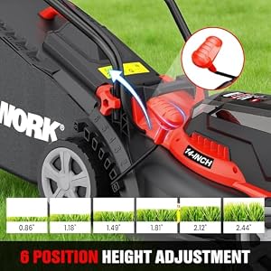 EWORK 40V 14" Cordless Lawn Mower with 2 x 4.0Ah Batteries & Fast Charger — photo 5 of 6
