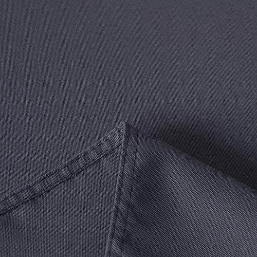 Image of sancua Rectangle Tablecloth - 90 x 156 Inch - Water Resistant Spill Proof Washable Polyester Table Cloth, Decorative Fabric Table Cover for Dining Tables, Buffet Parties and Camping, Grey