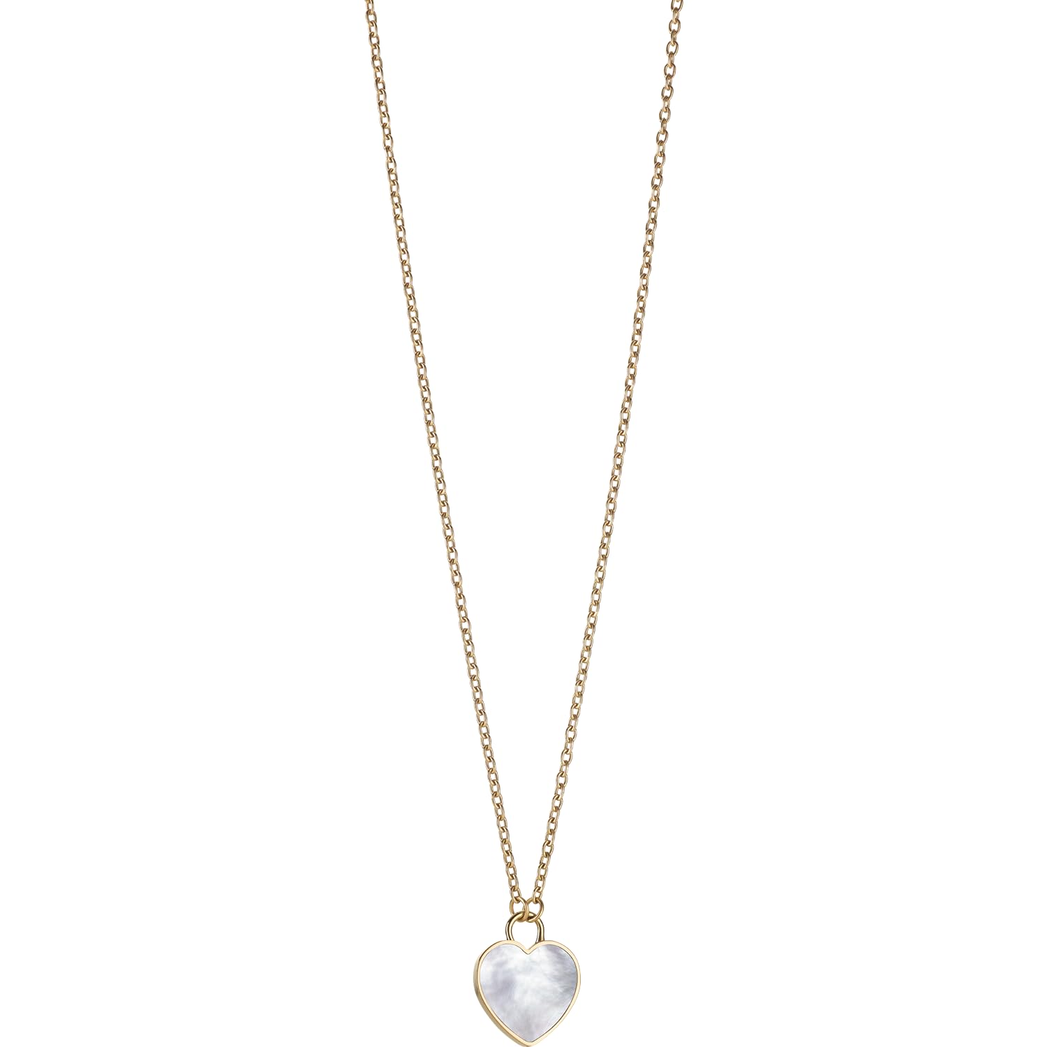 BERING Orecchini Arctic Symphony Romantic Gold Plated Jewelry Set 431-715-Gold (Necklace, Earrings) sBG0001 Marca, Estándar, Metallo Non prezioso, Nessuna Pietra preziosa
