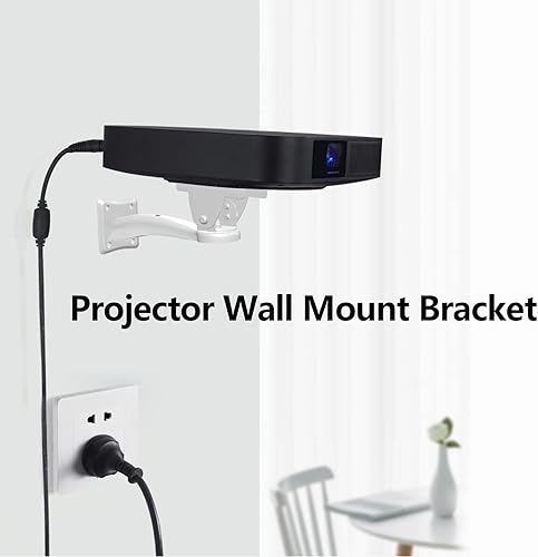Miniatura 7 de Drsn Mini proyector montaje en paredproyector colgadorcámara de seguridad CCTV soporte de montaje (blanco) - para CCTVcámaraproyectorcámara web