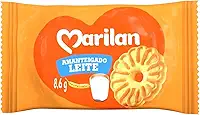 Kit 60 Sachês Biscoito Amanteigado Leite Marilan 8,8g