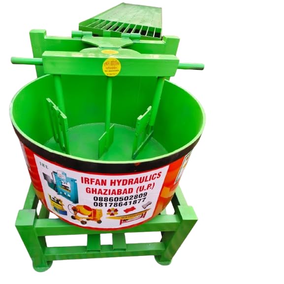 Color Pan Mixture Machine, Heavy-Duty Hydraulic Concrete Mixer, Green IHE-image-36