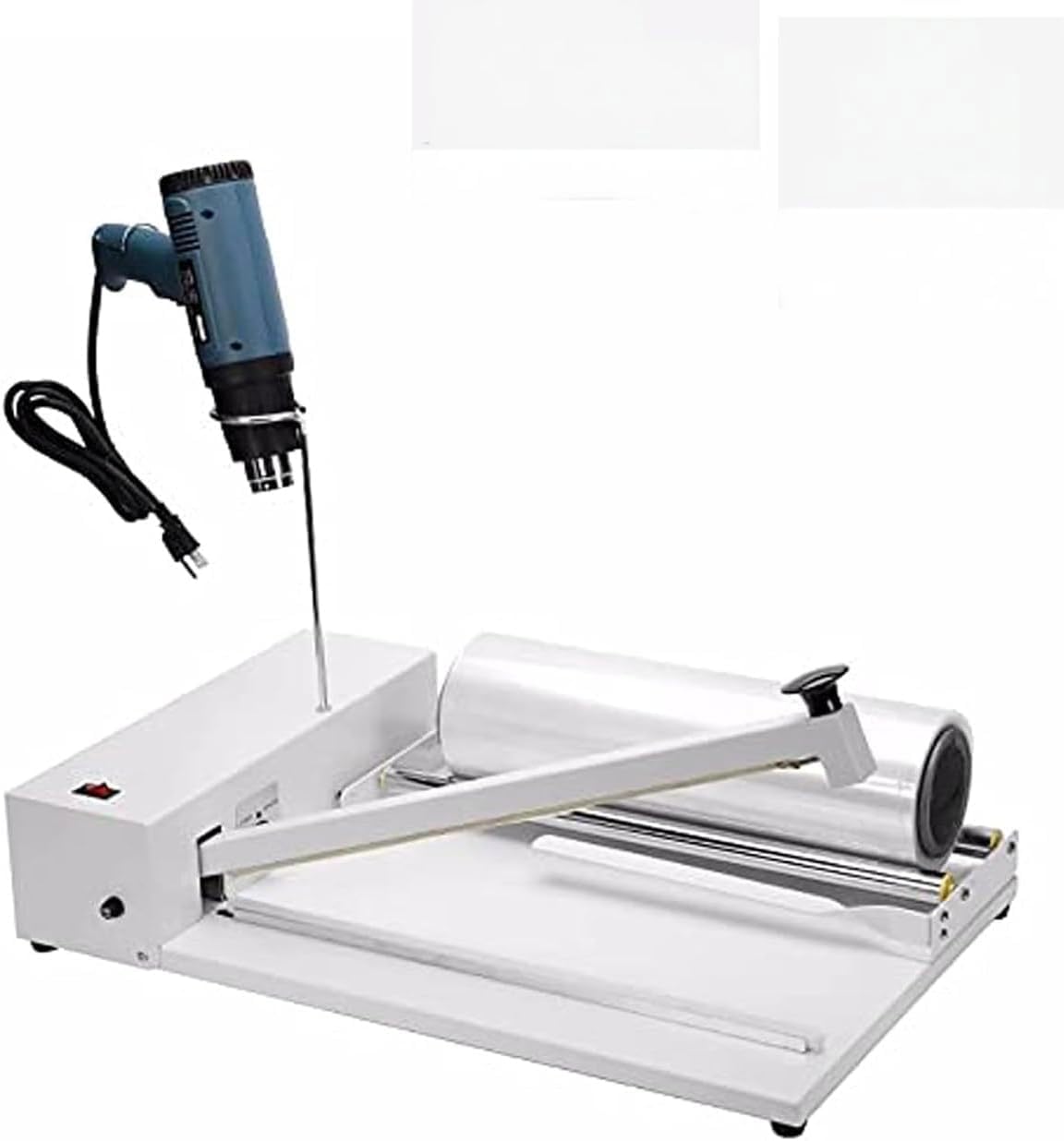 Shrink Wrap Machine, 30/45/60Cm Shrink Wrap Sealer with Adjustable Speed Heat Gun, Heat Sealing Wrapping Machine, Tabletop Portable Packaging Packing Tool-30cm