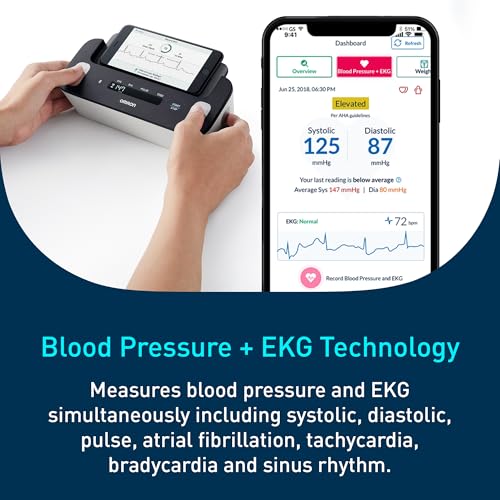 OMRON Complete 2-in-1 Blood Pressure Monitor + EKG for Home Use & Upper Arm Blood Pressure Cuff - #1 Doctor & Pharmacist Recommended Brand - Clinically Validated - Connect App - Image 4