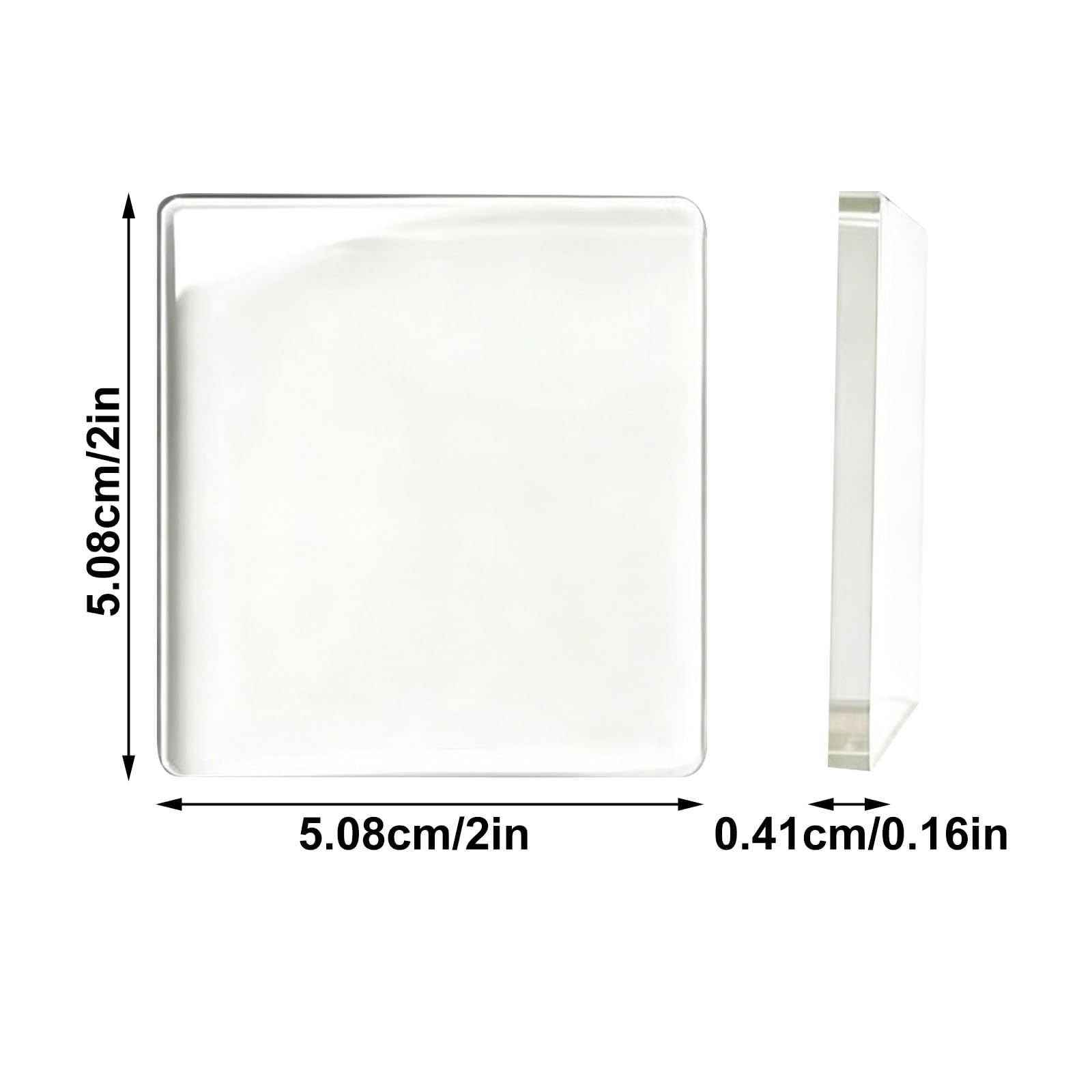 40 szt., przezroczyste magnesy akrylowe, DIY, przezroczyste magnesy na lodówkę, do domu, kuchni, klasy i biura