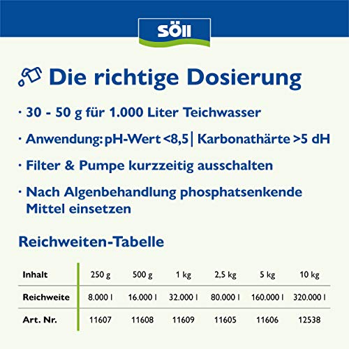 Söll 12538, Prodotto anti alghe filamentose 10 kg