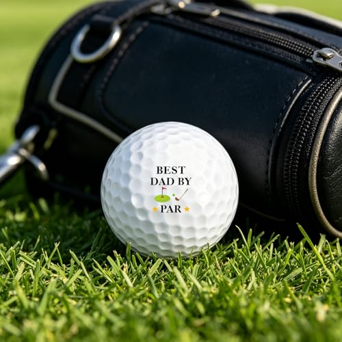 KINMES Engraved Best Dad Golf Ball