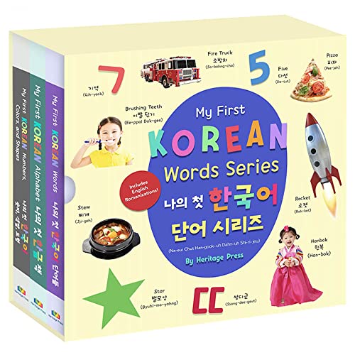 Image of My First Korean Words Series: Korean English Bilingual, Korean Baby Book Kids Books Childrens Books, Korean Book For Kids