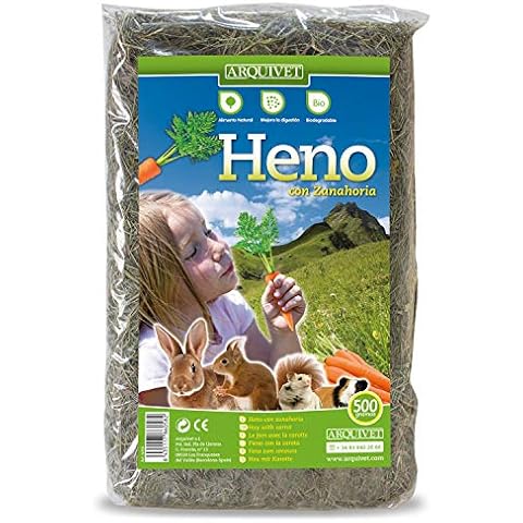 Arquivet Heno con Zanahoria para roedores 500 gr Cover