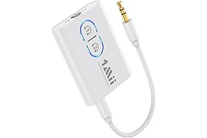 1Mii Bluetooth Transmitter Receiver 5.3 for TV | Airplane AUX/RCA to Headphones...