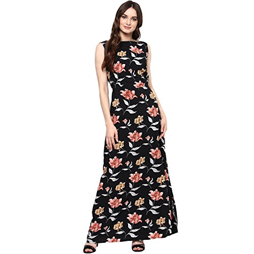Image of Harpa Round Neck Printed Dresses